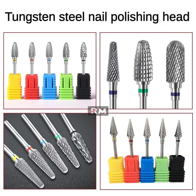 Đầu Mài Thép Vonfram, Để Làm Móng Tay, Đầu Mài Loại Bỏ Móng Tay, Phụ Kiện Máy Làm Móng, Phụ Kiện Khoan Thay Thế, Đánh Bóng Và Tẩy Tế Bào Chết, Thích Hợp Để Loại Bỏ Vết Chai Và Móng Tay Bằng Dụng Cụ Quang Trị Liệu, Keo Sơn Móng Tay
