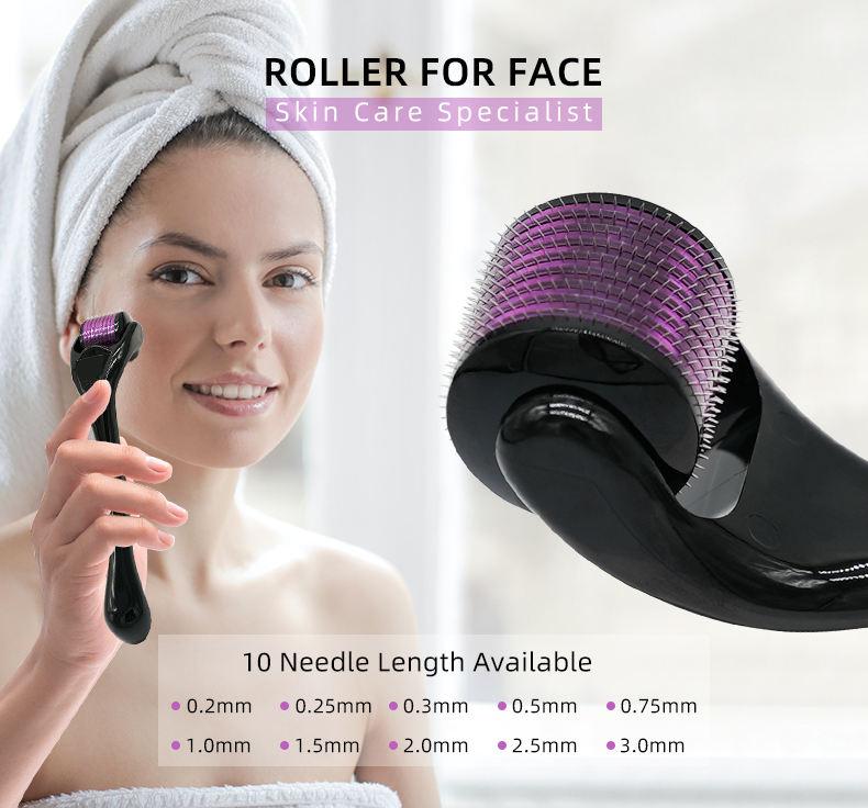 Product Introduction of Derma Roller 540 Microneedling Darma Roller Beard Growth Hair Roller Micro Needle Face Derma stamp 1