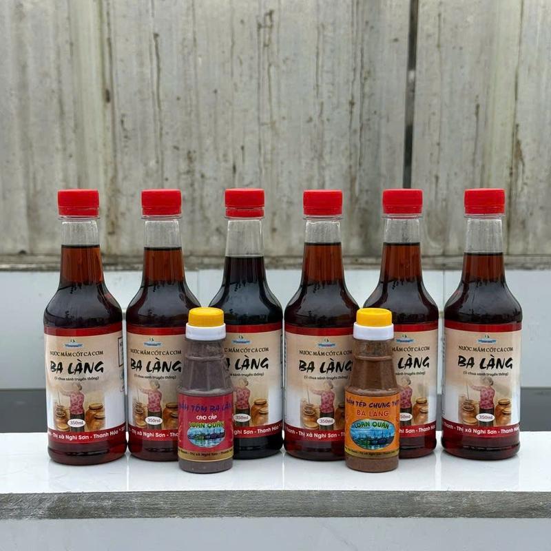 ( TẶNG 1 MắM  TÔM + 1 MắM TÉP) combo 6 chai Nước Mắm Cốt Cá cơm, mỗi chai 350ml độ đạm 30 độ 4