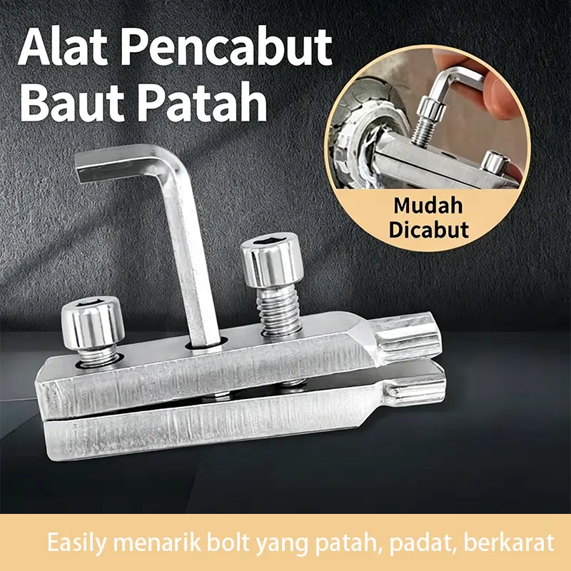 Alat Perbaikan Plumbing Extractor Ulir Patah, Pembuka Kran Dan Katup Sudut Patah Hemat Waktu Dan Tenaga