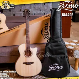 Gitar Akustik Elektrik Bromo Auditorium Cutaway BAA2CE with Bag