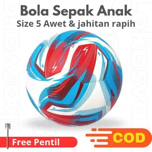 Bola Sepak Anak- Anak & Dewasa Specs Palapa Size 5 jahitan rapih bahan Ac dop dan PU