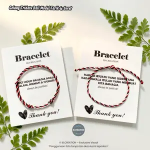 Gelang Tridatu Polos Gelang Tali Ulir Murah Bracelets Benang Bali