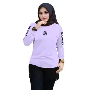 Baju Olahraga Wanita Lengan Panjang Kaos Jersey Dry Fit Running BAIM Lari Yoga Fitness Senam Muslim