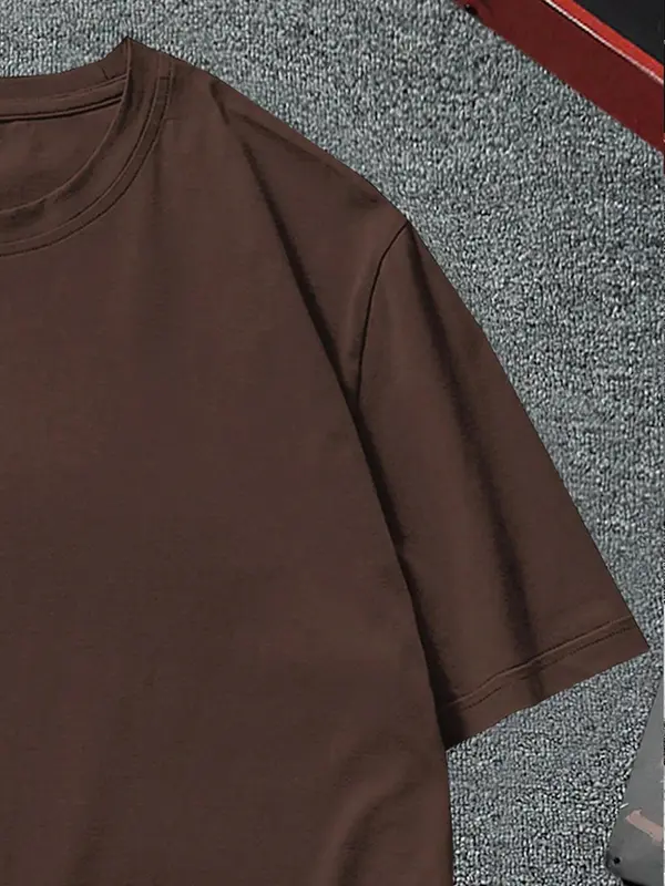 Two-Piece Set Men's Star Print Tee & Sweatpants, Regular Fit Casual Fashion Cozy Breathable for Daily Wear, Men's Clothes for All Seasons, Menswear 7
