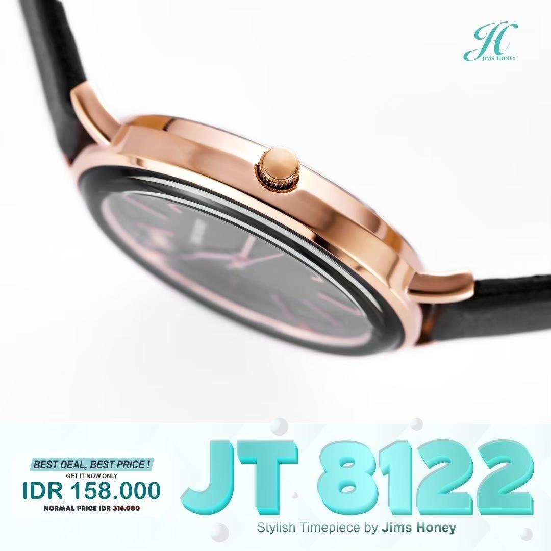 JIMS HONEY JAM TANGAN WANITA JT 8122 (FREE BOX + BATERAI)