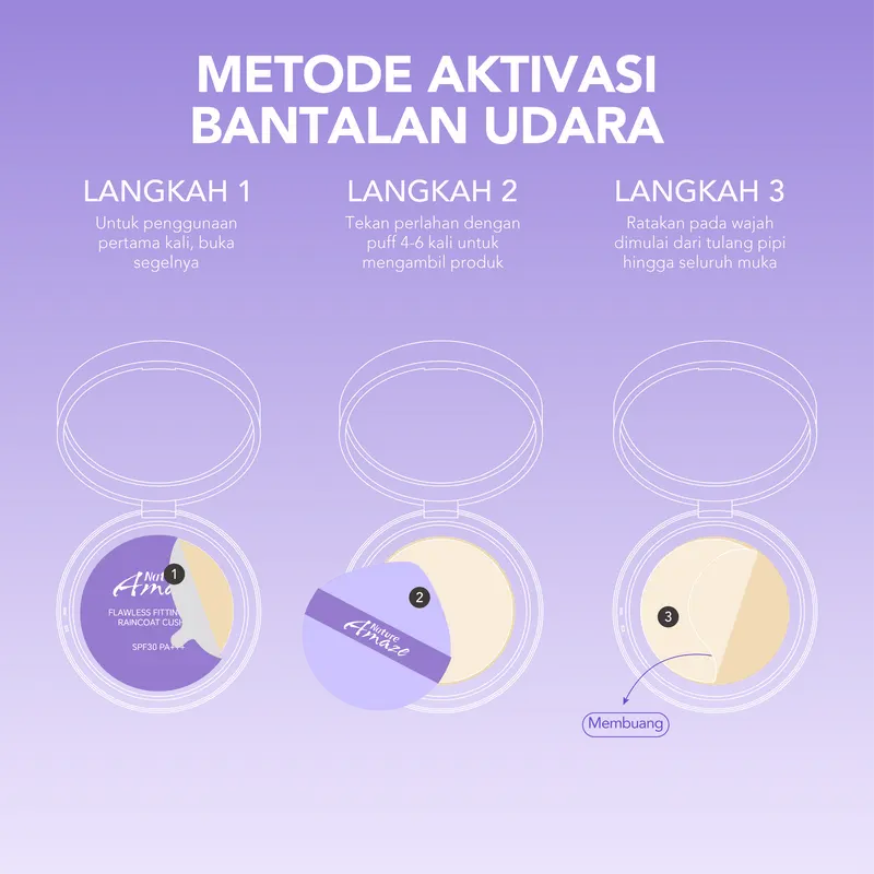 [3-day promotion] Only 100 pcs ! Korean Premium Natural Amaze Air Cushion Foundation 12g | 4-in-1: sunscreen, foundation, makeup setting, skin care | 24-hour long-lasting | Niacinamide + Vitamin C + Centella | acne-prone skin friendly | BPOM&Halal 7