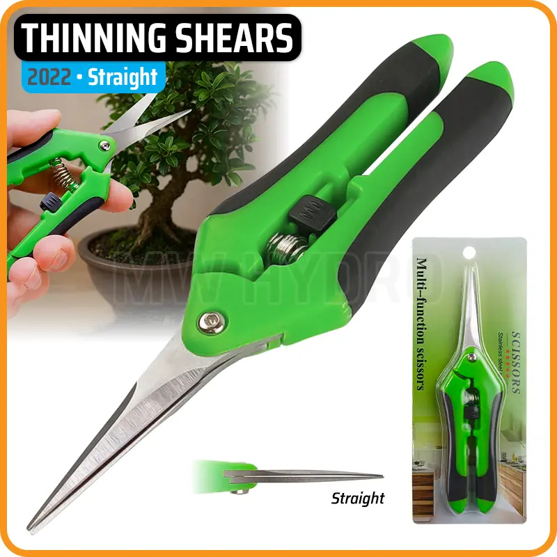 Gunting Penjarangan Tanaman Daun Bunga Bonsai, 2022, Lurus | Thinning Shears