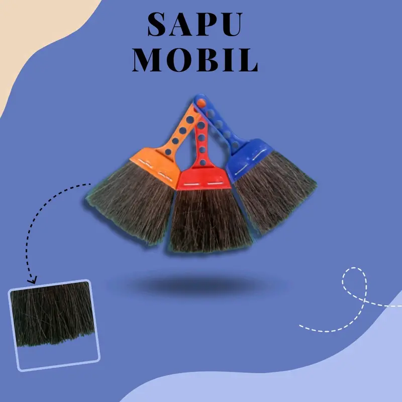 Sapu ijuk mini / Sapu ijuk mobil Pembersih 0
