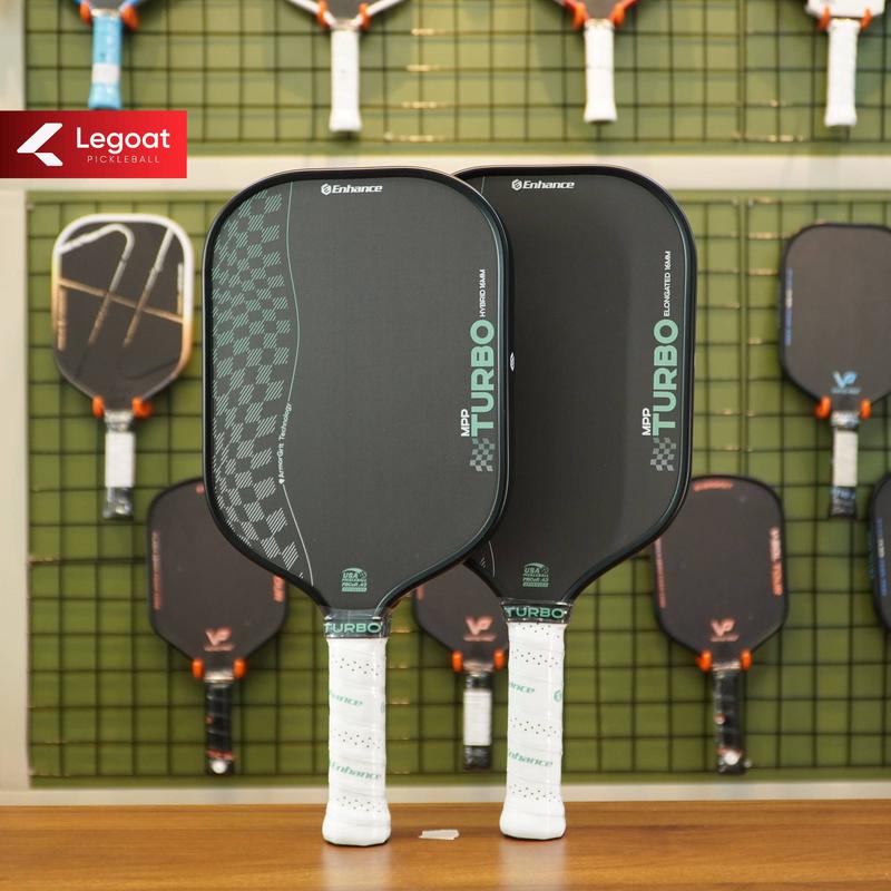 Vợt Pickleball Enhance Turbo MPP ArmorGrit 16mm - Bề Mặt Nhám Độc Quyền, Lõi Full Foam MPP, Siêu Xoáy Bền Bỉ