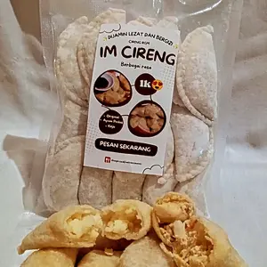 IM CIRENG rasa keju satu Bungkus isi 10 pcs