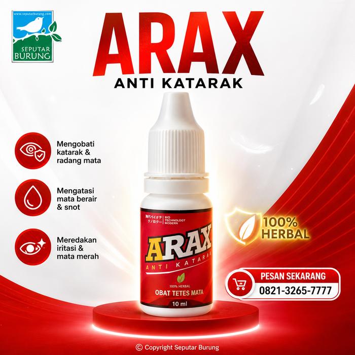 Gambar Obat Burung ARAX Anti Katarax Orbird Mata Katarak Merah Berair dari Seputar Burung Indonesia Kota Surakarta Tokopedia