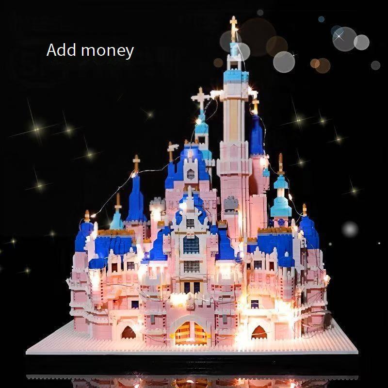 Khối Xây Dựng Thu Nhỏ Lâu Đài Công Chúa Disney Tương Thích Với LEGO Đồ Chơi Trẻ Em Bộ Ghép Hình Người Lớn Bộ Ghép Hình Thủ Công Đồ Chơi Trang Trí Quà Tặng