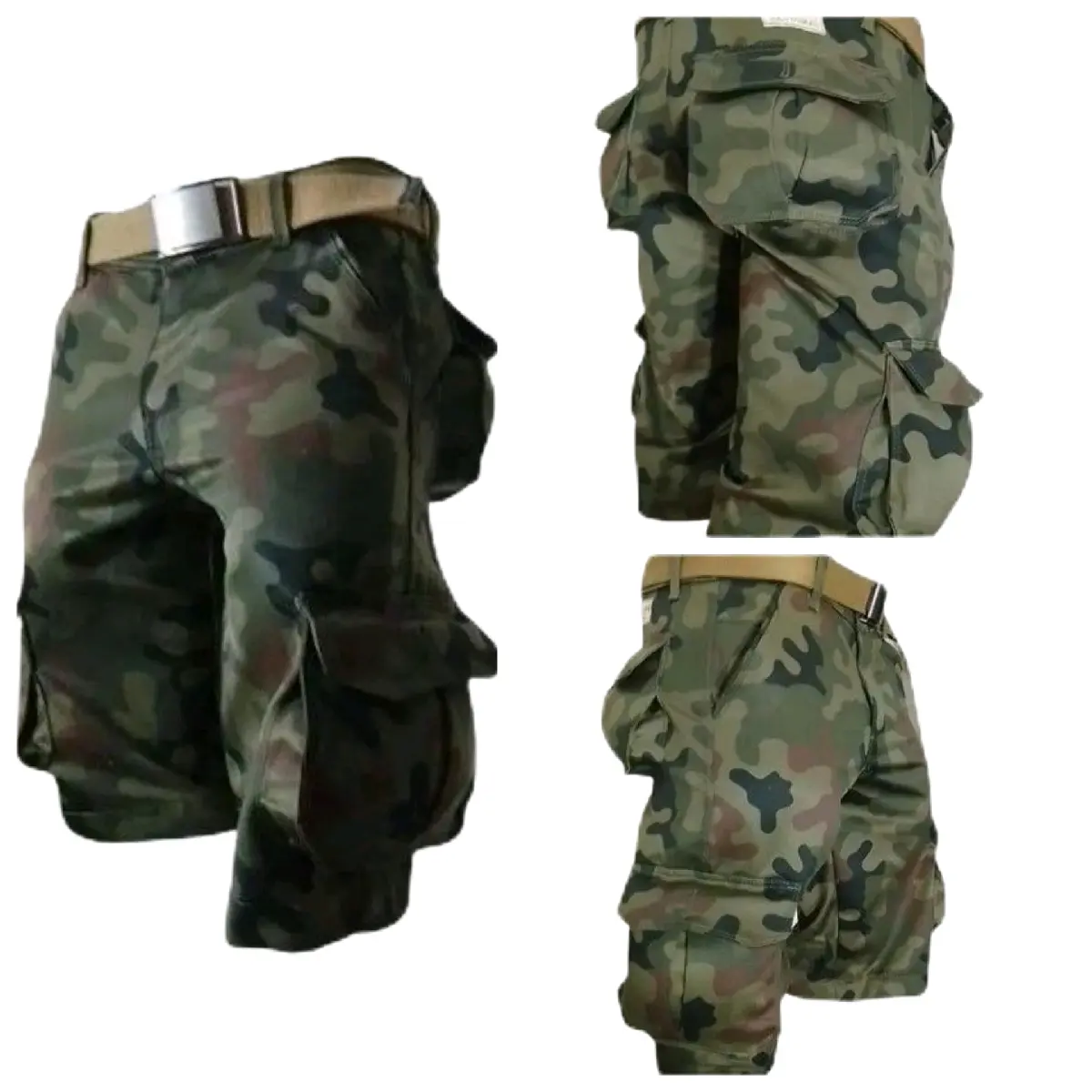celana pendek cargo Loreng Katun Nyaman