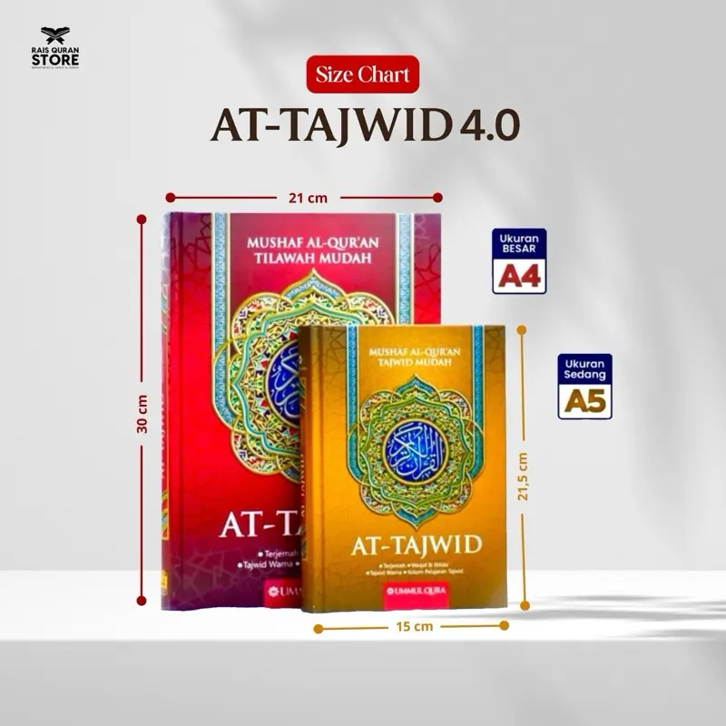 [JUMBO] Al Quran At Tajwid A4 (JUMBO) versi Terbaru 1