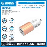Gambar ORICO UCF-2U USB Type C Car Charger with Type-C and USB-A Outputs - USB Type C Car Charger dari ORICO INDONESIA Official Shop Kota Administrasi Jakarta Utara 1 Tokopedia