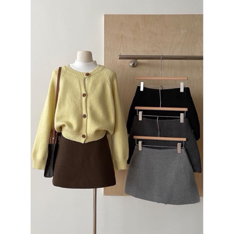 Thảo.Clothing Chân Váy Dạ Ép Dáng A Dài 35cm Lưu Ý : Vải Dạ Ép Dày vừa