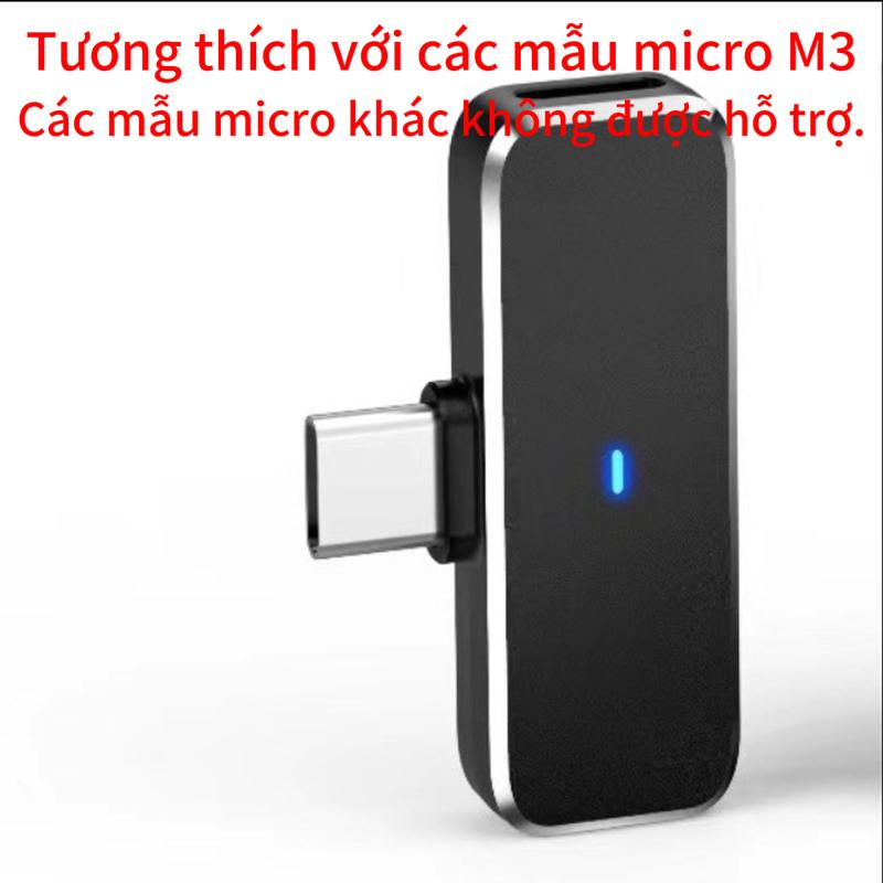 Đầu Thu Micro Không Dây M31 Chân Type C Cho Điện Thoại Android IP15 IP16 & Chân…