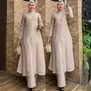 set kurung paper silk sutra bordiran
