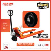 Gambar Nylon Steering Wheel / Roda Hand Pallet Nilon 180mm x 50mm 3 Ton 7" TOYO dari megajaya.co.id Kota Administrasi Jakarta Pusat 3 Tokopedia