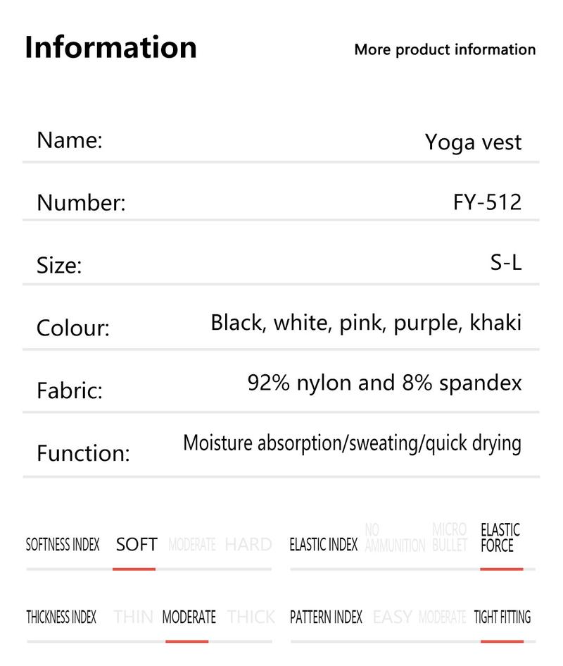 Product Introduction of Non-steel ring beautiful back breathable underwear large size sports bra yoga shockproof vest 7