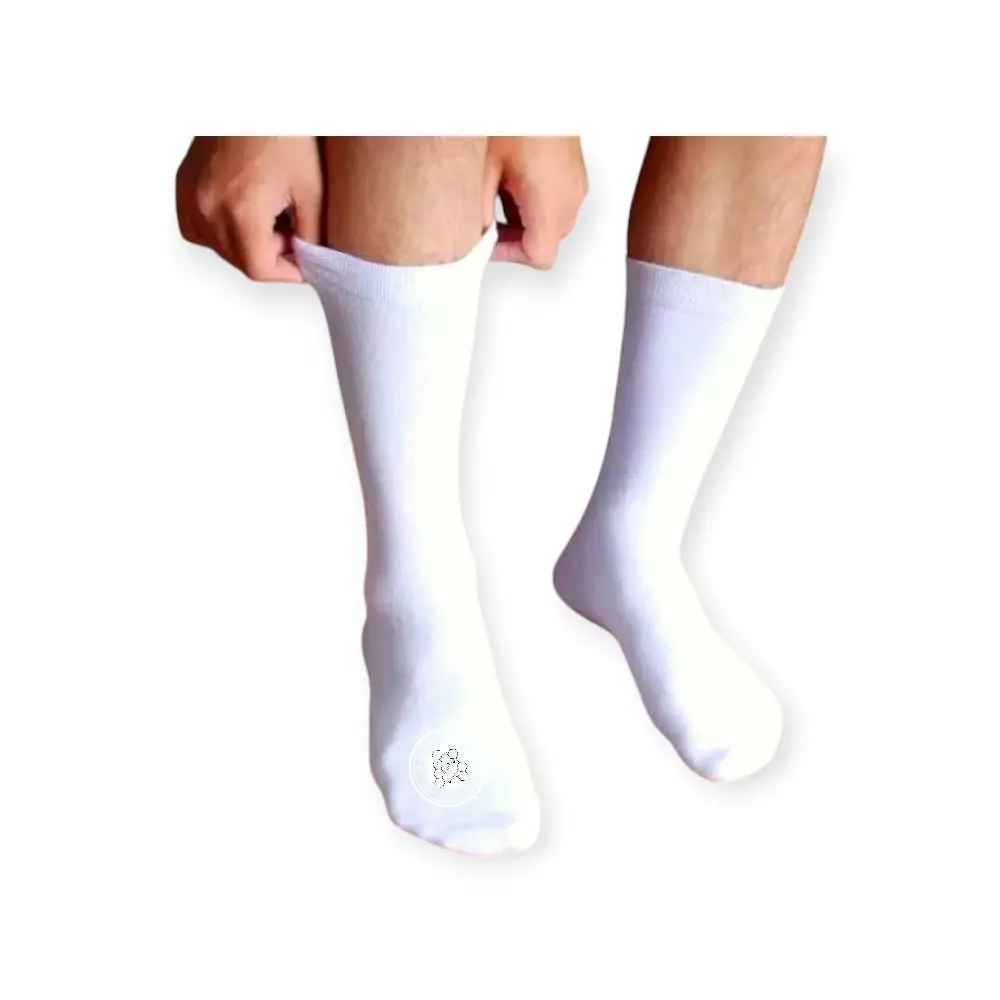3 Pasang Kaos Kaki Sekolah Putih Polos SD SMP SMA Lembut & Nyaman untuk Pria Cowok - Pendek, Dewasa, Wanita, Hitam, Panjang, Kerja, Katun Fashion Kantor