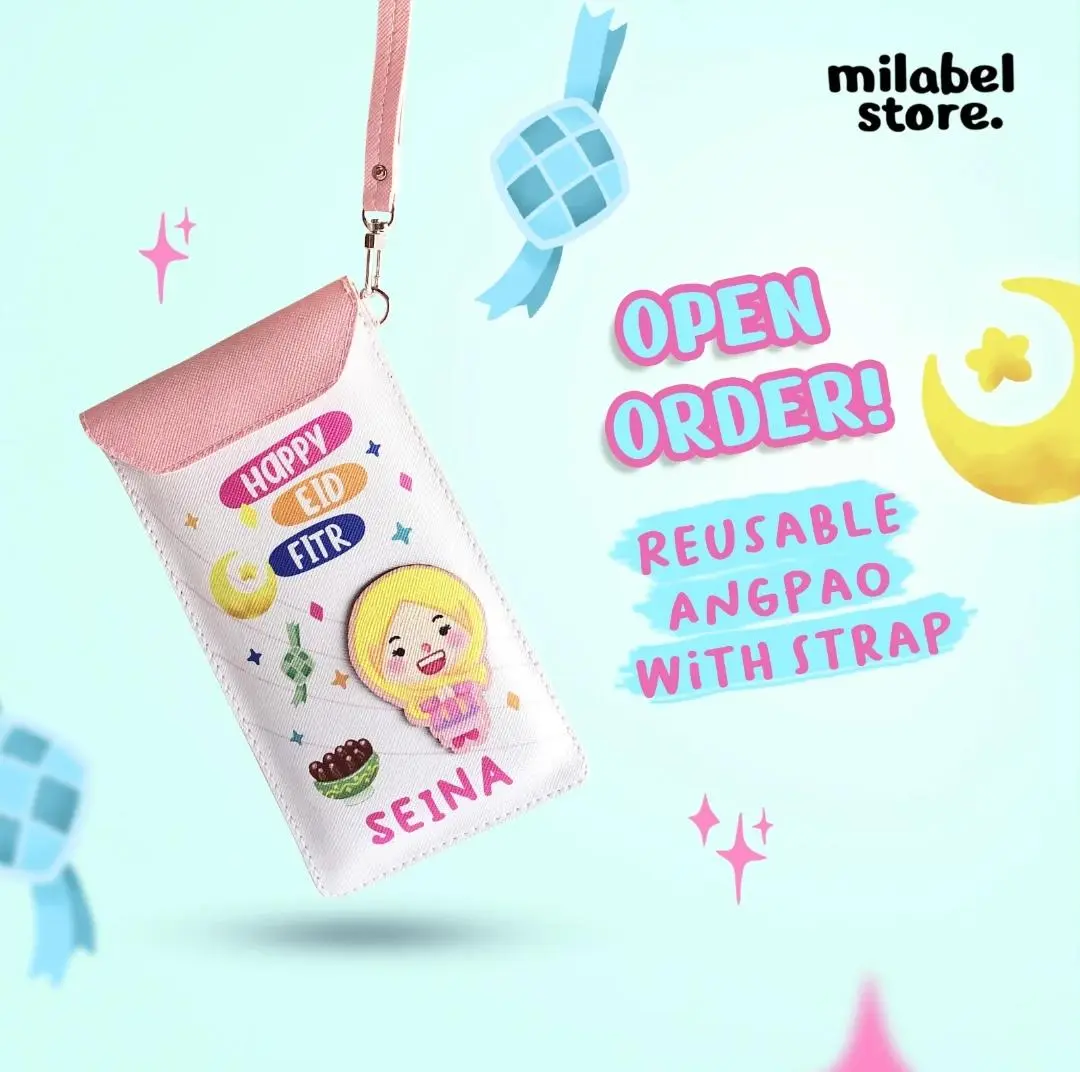 MILABELSTORE - OPEN PO DOMPET LEBARAN EID TALI EDITION 2025 CUSTOM NAMA DAN DESIGN 3D