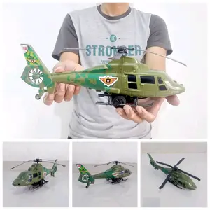 Mainan Helikopter Militer Edukasi - Miniatur Helicopter Pesawat Army Koleksi Anak Laki Cowok Toy