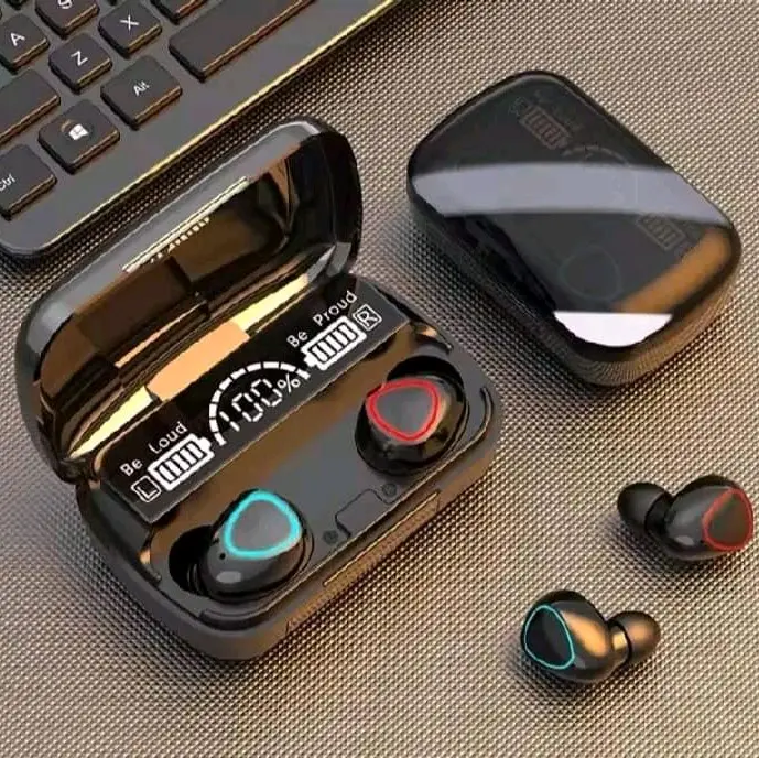 TECH TRILL STORE'S KEDATANGAN TERBARU: M10 TWS EARPHONE NIRKABEL, EARBUD SPORT TAHAN AIR DENGAN MIKROFON & KOTAK PENGISI DAYA 0