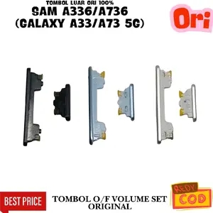 Tombol Luar Untuk Samsung Galaxy A33 5G / A73 5G Tombol Luar On Off Volume Original 100%