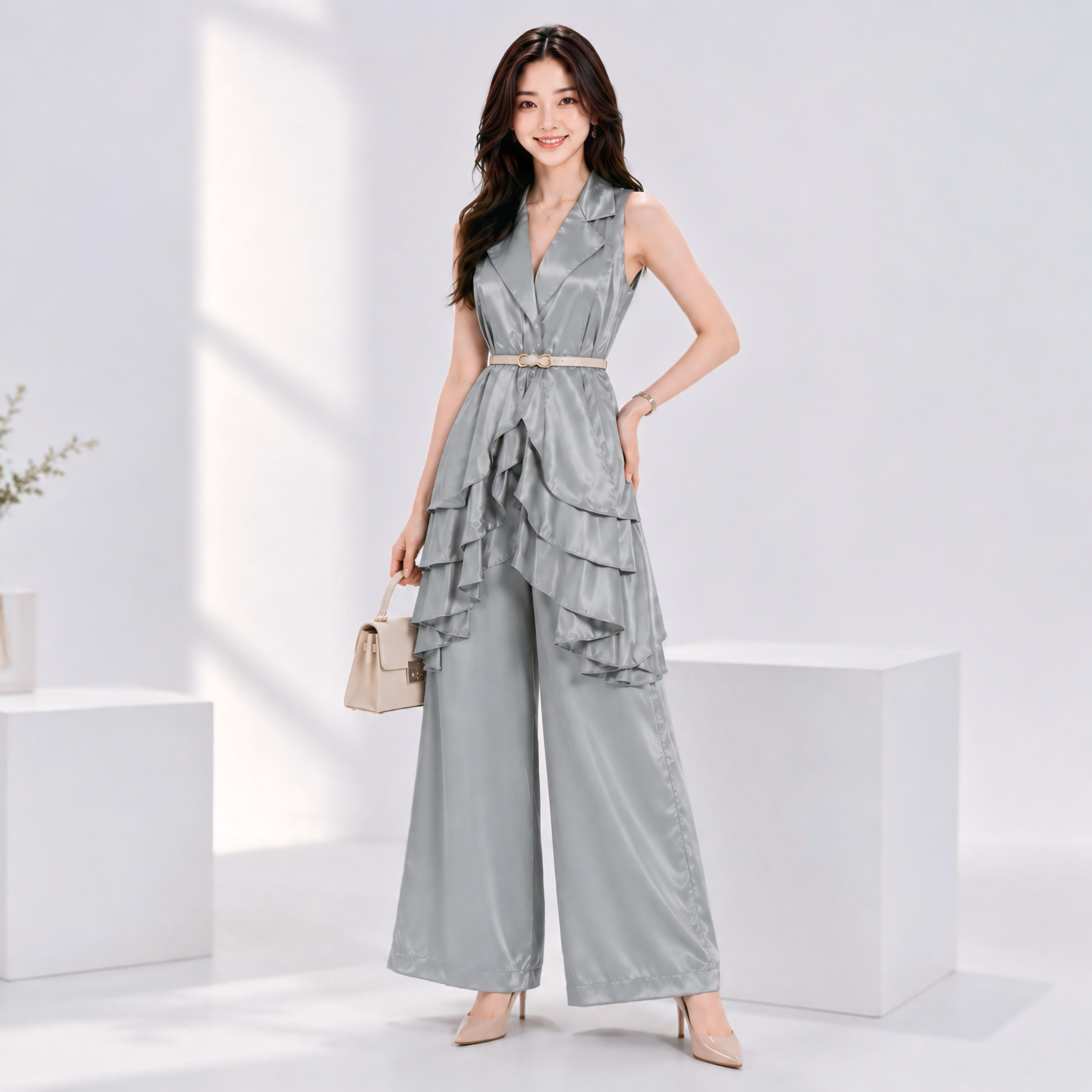 AURELIA RUFFLE SET Rompi Wanita Nyaman Outer