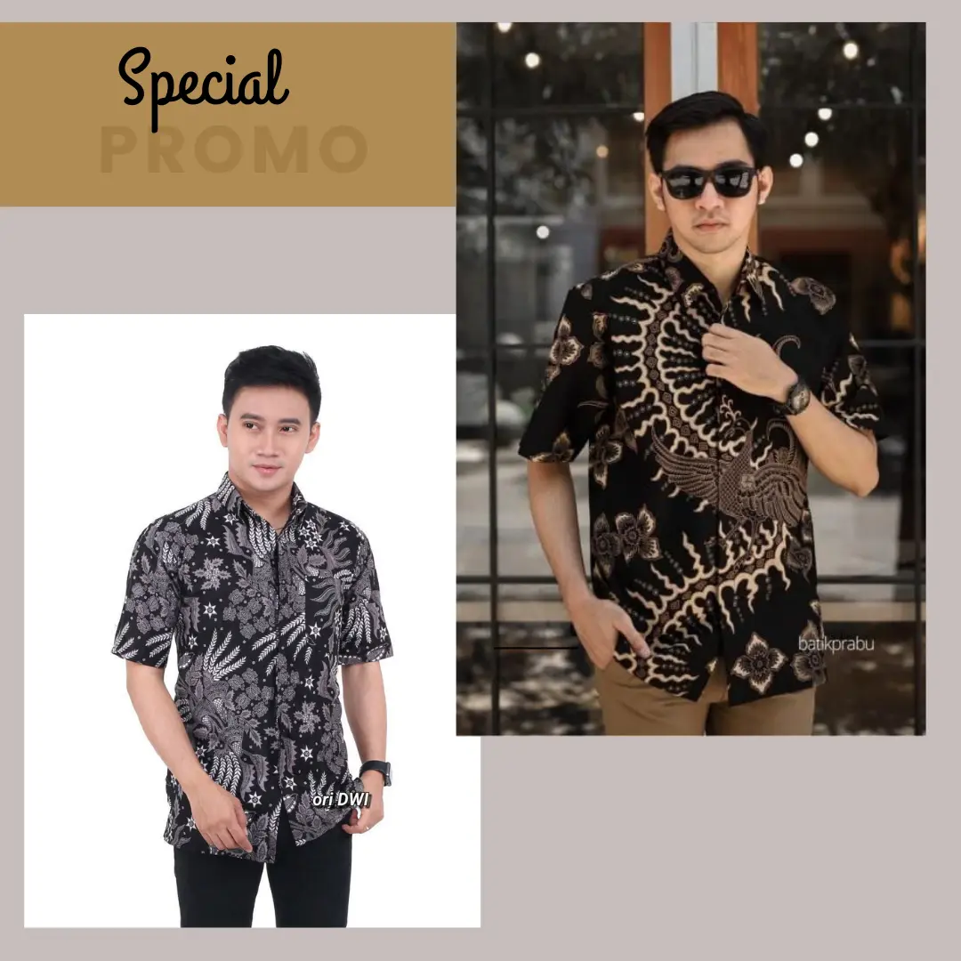 Kemeja Lengan Pendek Batik Hem Pekalongan Murah Meriah