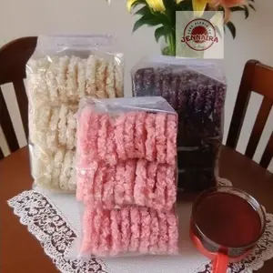 Rengginang Mentah Isi 30 Ketan Siap Goreng/Cemilan/Kerupuk 30 Keping