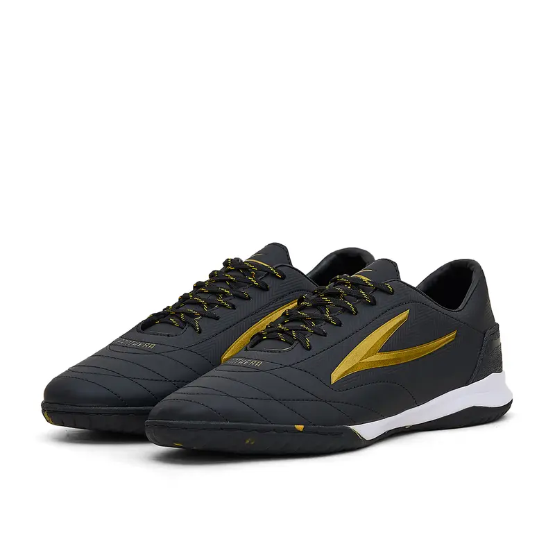 Zevma Sepatu Futsal Original Panthera Pro.2 - Black Gold IC 1