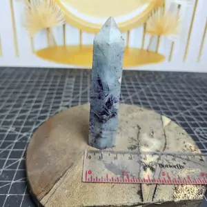 Natural Tower Lepidolite (1)  Asli Batu Alam