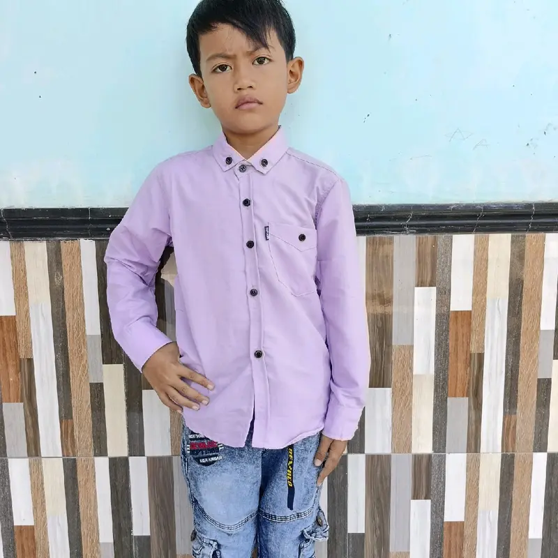 Kemeja lengan panjang Kemeja anak Baju anak pakian anak Fashion 2