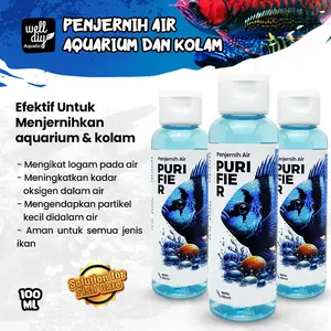Penjernih Air Akuarium Aquarium Aquascape Kolam PURIFIER - 100 ml obat  penjernih Penjernih Air