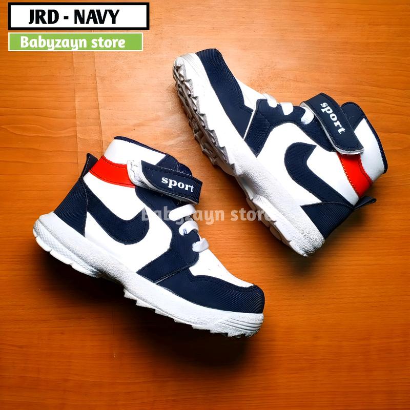 Sepatu boots anak laki laki usia 1 2 3 4 5 tahun JRD-NAVY 1