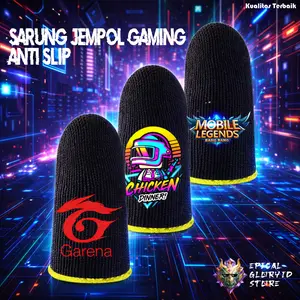 Sarung Jempol Gaming Free Fire Pubg Mobile Legends Logo Esports Anti Keringat Murah untuk Gamers