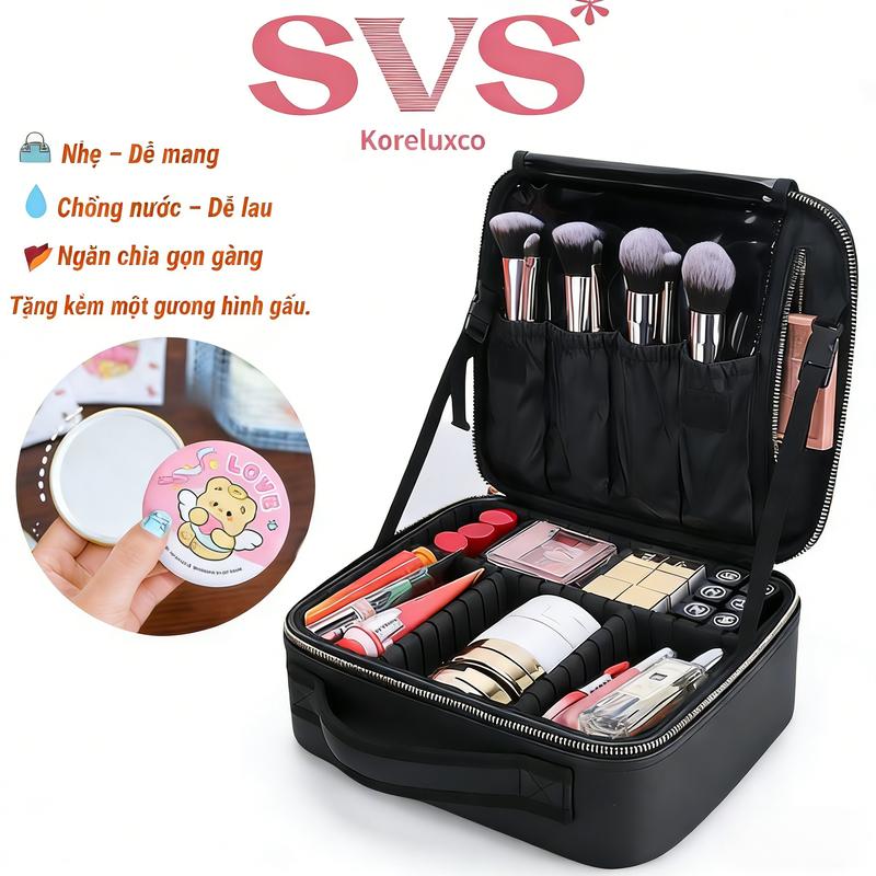  Quà Giáng Sinh—Tặng bạn gái tặng vợ .Bộ Sưu Tập Đồ Trang Điểm Đa Năng Hộp & Túi Mỹ Phẩm Công Suất Lớn + Cốp Đựng Cao Cấp 