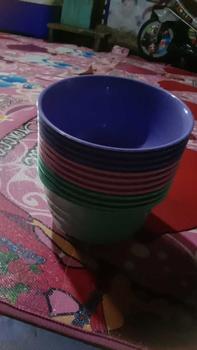 Product Review of (12 PCS) MANGKOK ESTETIK / MANGKOK PLASTIK MURAH / MANGKOK AESTHETIC / MANGKUK SET / UNGU / HIJAU / PINK from F**i m**a R**n 2