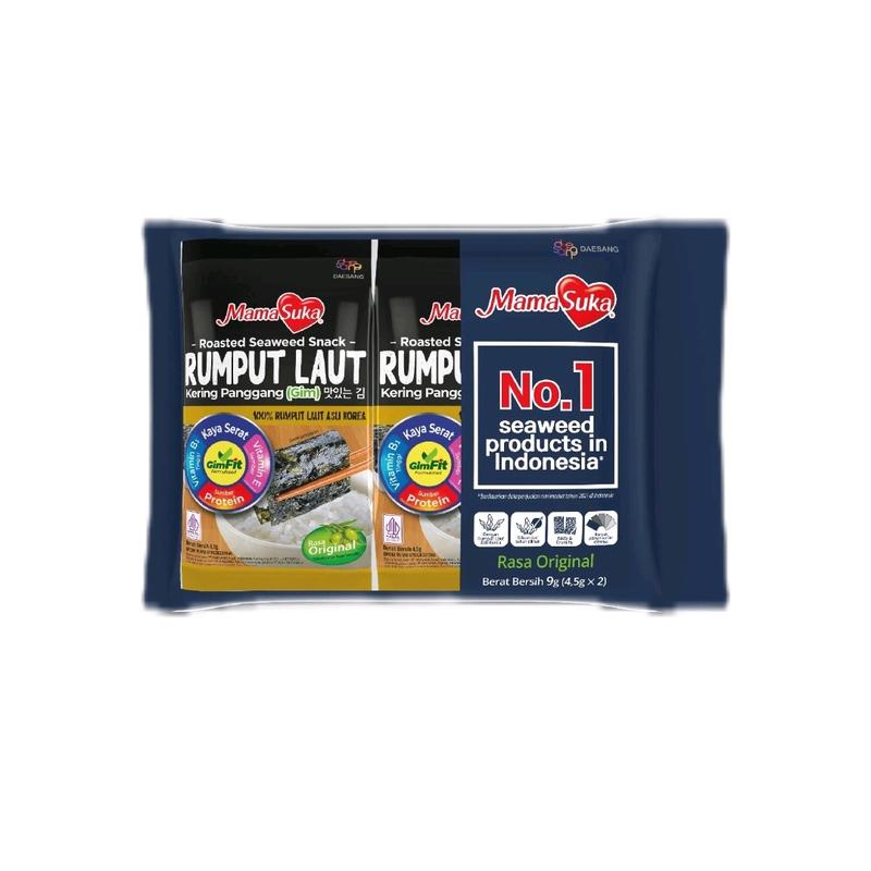 MAMASUKA RUMPUT LAUT ORIGINAL Nori ( 1pack isi 2bungkus) 1
