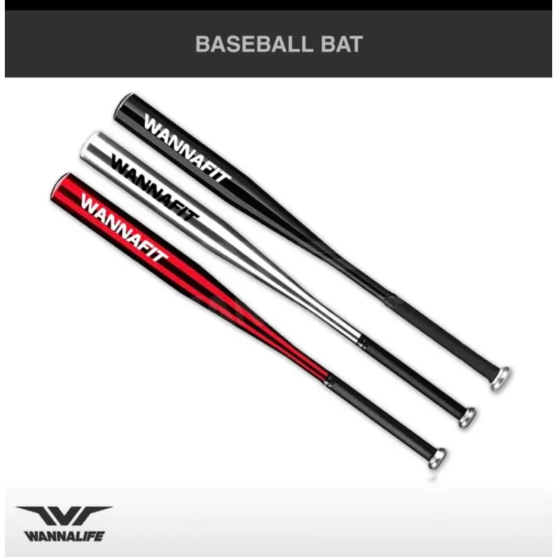 BASEBALL BAT 30 inch 76 cm WANNAFIT || allumunium alloy bat baseball tongkat pemukul baseball bisbol