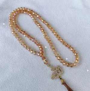 Tasbih Kristal Bening Lafadz Allah 99butir Tasbih Kristal Cantik Tasbih Kristal Ceko Oleh Oleh Haji dan Umroh muslim