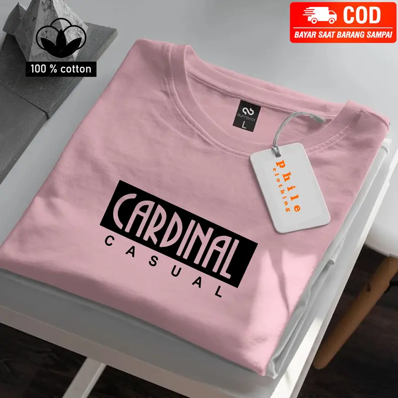 ( PROMO COD ) Kaos Distro casual Blok Gold Motif Lengan Pendek Terbaru Atasan Terlaris Bahan CATON COMBED 100% Katun Soft Combat Tebal 2