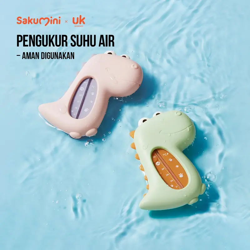 Sakumini Dino Water Thermometer Baby Termometer Suhu Air Mandi Anak Bayi 0