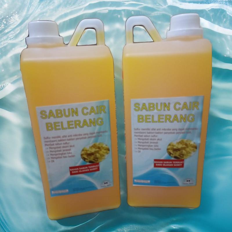 sabun belerang cair asli obat kulit isi 1 liter cod Membersihkan 6