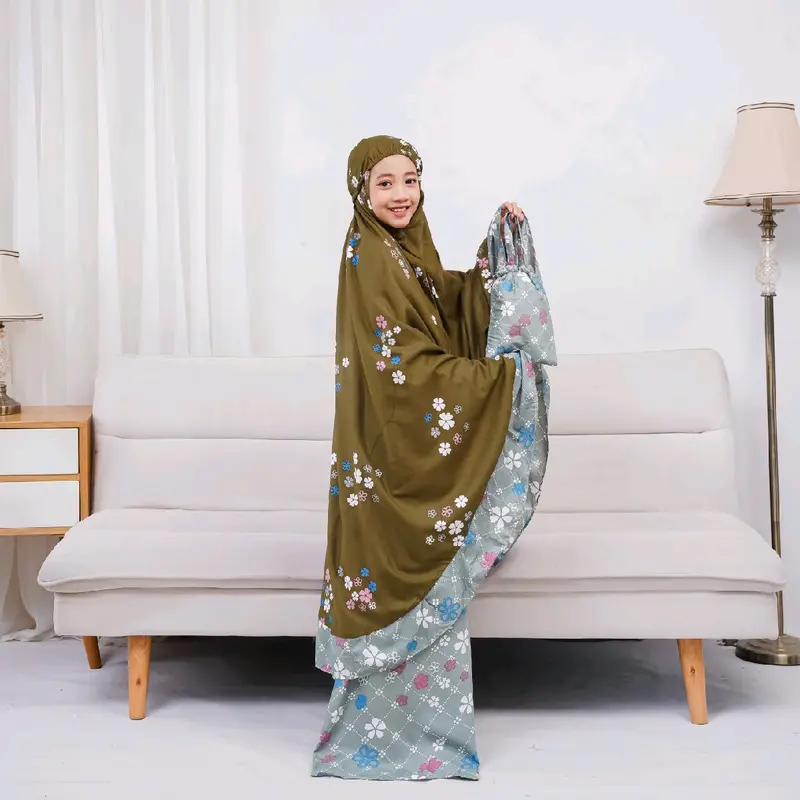 {Tameera} Mukena Anak 6 Sampai 10 Tahun Bahan Adem Nyaman Lembut Katun Rayon Bali Amiroh Kids 6