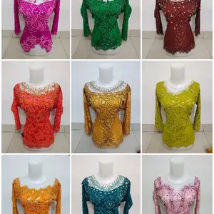 kebaya pendek bahan semi Prancis