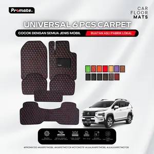 [Promate.id] Universal Car Mats Leather 3 Baris - Karpet Mobil Promate Universal Kulit Waterproof Premium